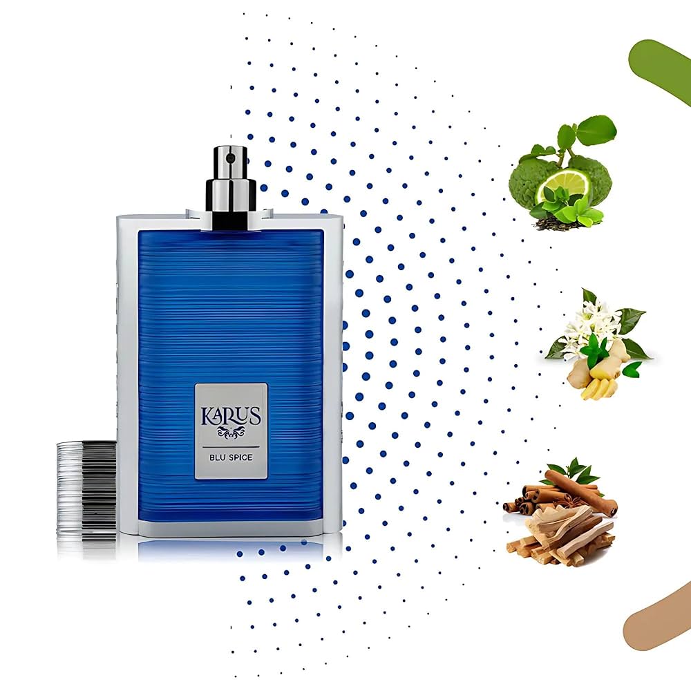 Amazon.com: KHADLAJ PERFUMES Karus Blu Spice Eau de Parfum